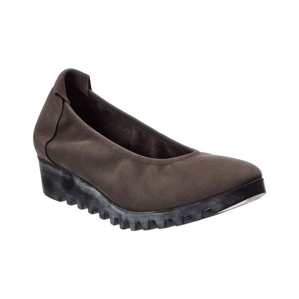Arche Lomiss Leather Flat, Green